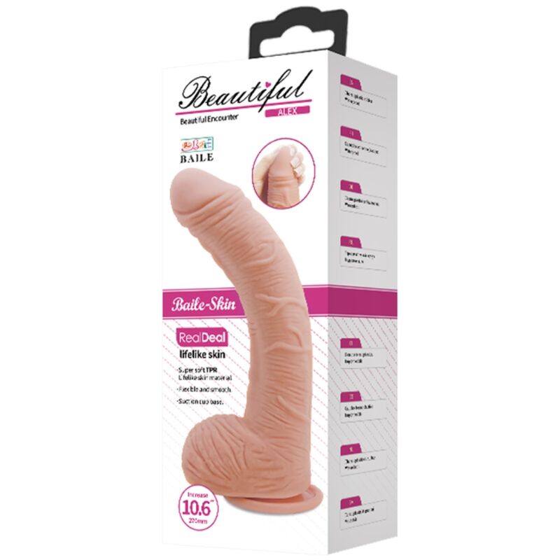 BAILE - ALEX DILDO PIEL REALISTA 27 CM - Imagen 13