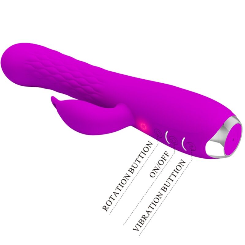 PRETTY LOVE - MOLLY VIBRADOR CON ROTACION RECARGABLE - Imagen 5