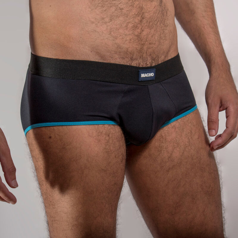 MACHO - MS24B CALZONCILLO BRIEF DARK AZUL S - Imagen 2