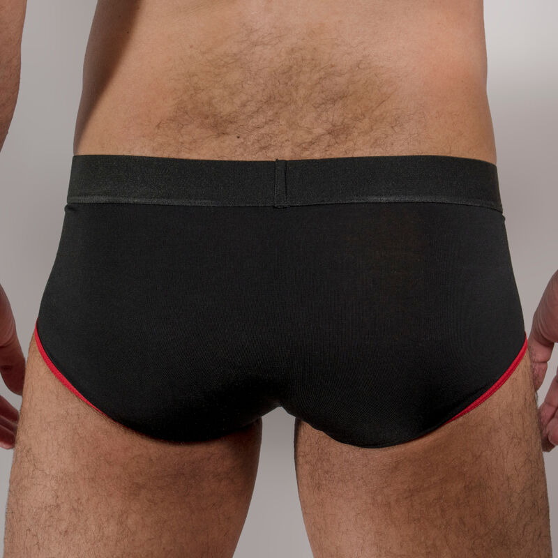 MACHO - MS24R CALZONCILLO BRIEF DARK ROJO S - Imagen 3