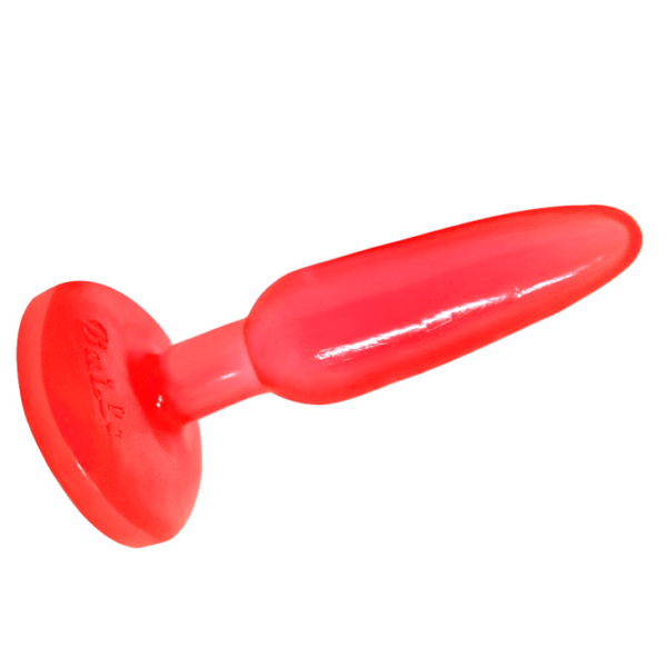 BAILE - PLUG ANAL TACTO SUAVE ROJO 14.2 CM - Imagen 2