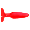 BAILE - PLUG ANAL TACTO SUAVE ROJO 14.2 CM - Imagen 4