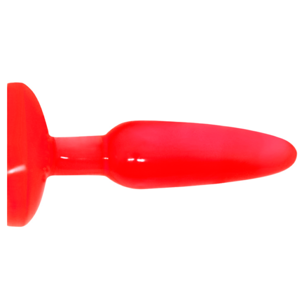 BAILE - PLUG ANAL TACTO SUAVE ROJO 14.2 CM - Imagen 4