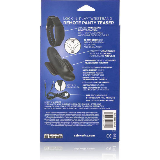 CALEXOTICS - PANTY TEASER BALA CON PULSERA DE CONTROL - Imagen 3