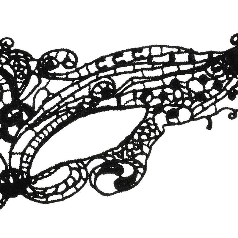 COQUETTE CHIC DESIRE - ANTIFAZ ENCAJE NEGRO FINO - Imagen 4