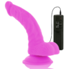 DIVERSIA - DILDO REALÍSTICO FLEXIBLE CON VIBRACIÓN LILA 21.5 CM -O- 4.5 CM - Imagen 8