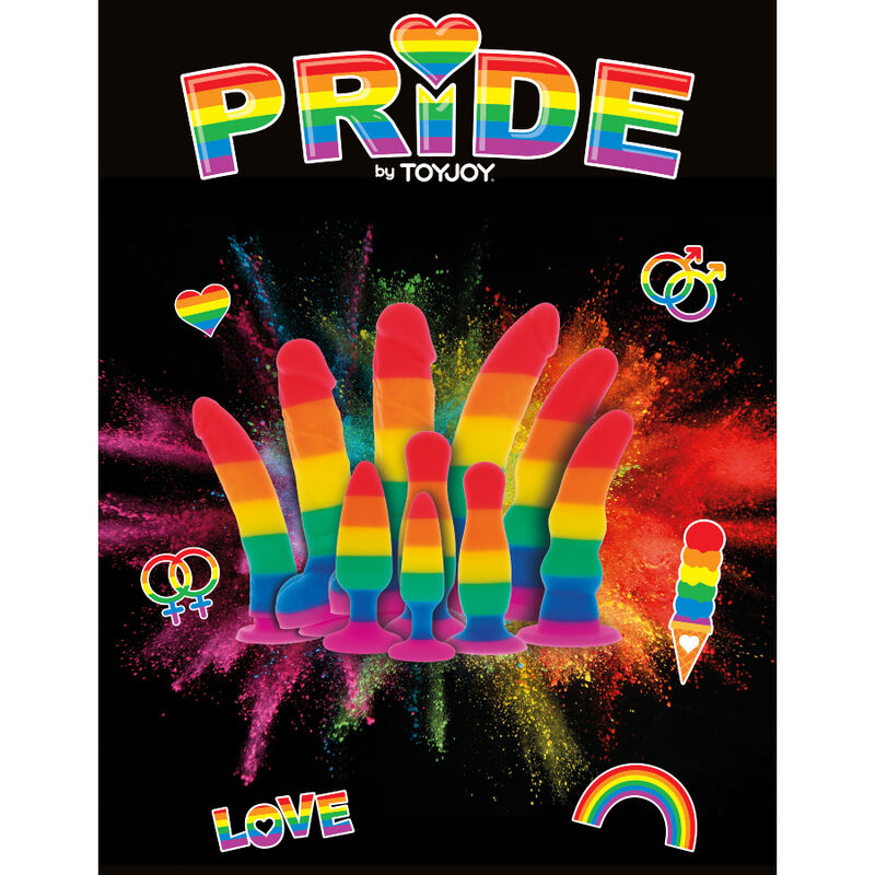 PRIDE - PLUG TWINK BANDERA LGBT 8,5 CM - Imagen 2