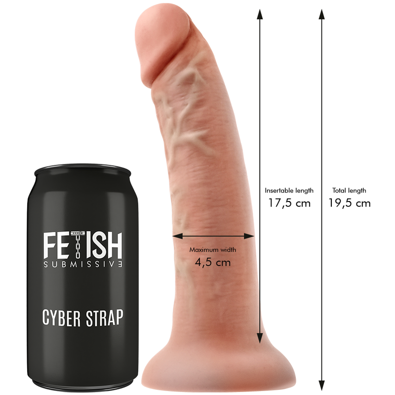 FETISH SUBMISSIVE CYBER STRAP - ARNÉS CON DILDO CONTROL REMOTO TECNOLOGÍA WATCHME M - Imagen 4