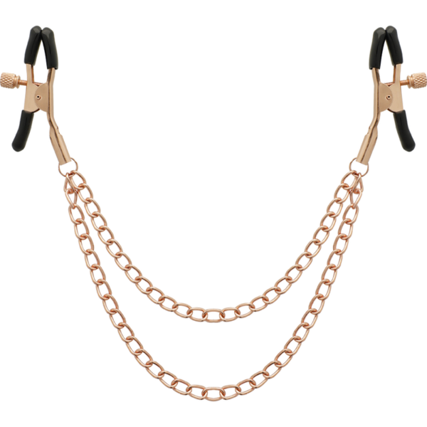 COQUETTE CHIC DESIRE - FANTASY PINZAS METALICAS PEZONES CON CADENA - Imagen 3