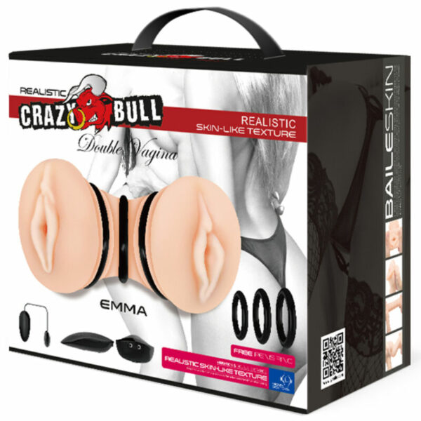 CRAZY BULL - EMMA MASTURBADOR DOBLE VAGINA REALÍSTICO - Imagen 6