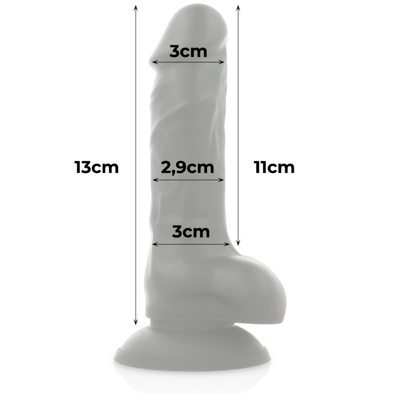 COCK MILLER - ARNES + DILDO SILICONA DENSITY COCKSIL ARTICULABLE NEGRO 13 CM - Imagen 9