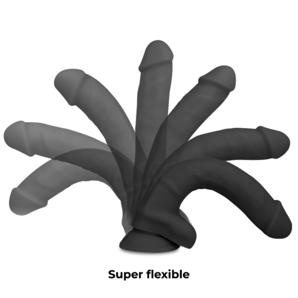 COCK MILLER - ARNES + SILICONA DENSITY ARTICULABLE COCKSIL NEGRO 19,5 CM - Imagen 5