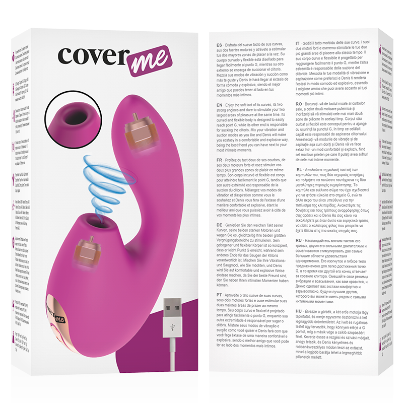 COVERME - CLITORAL SUCCIONADOR & VIBRADOR POTENTE G-SPOT RUSH - Imagen 9