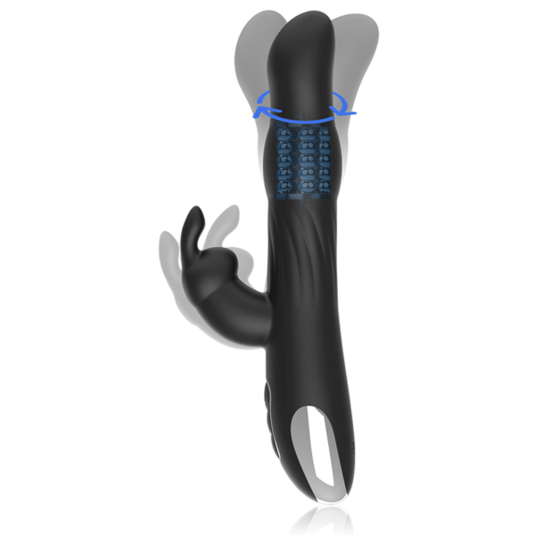 BRILLY GLAM - MOEBIUS RABBIT VIBRATOR & ROTATOR COMPATIBLE CON WATCHME WIRELESS TECHNOLOGY - Imagen 4
