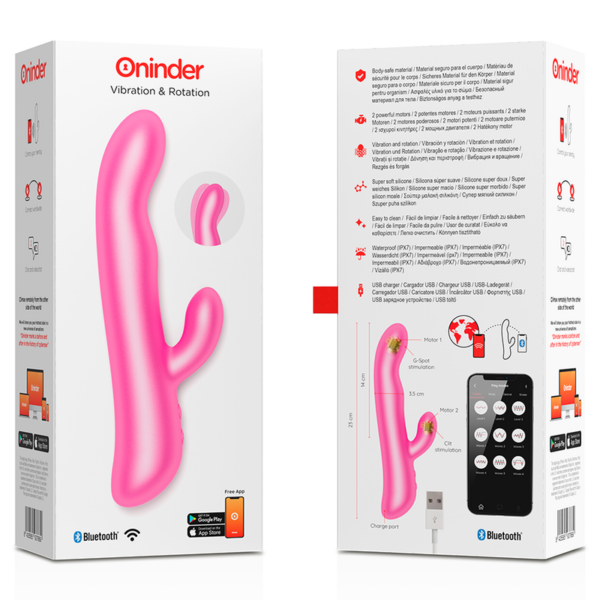 ONINDER - OSLO VIBRACIÓN Y ROTACIÓN ROSA - APLICACIÓN GRATUITA - Imagen 8