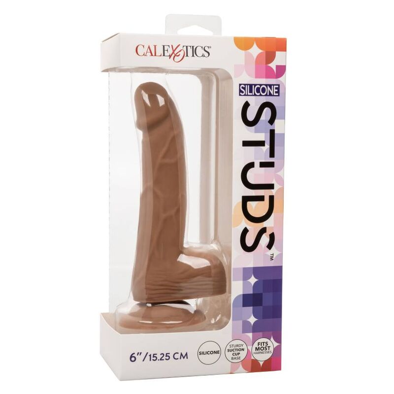 CALEXOTICS - SILICONE STUDS 15.24 CM BROWN - Imagen 11