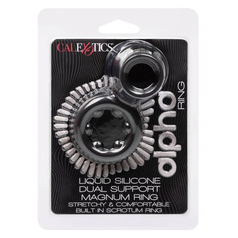 CALEXOTICS - ALPHA DUAL MAGNUM RING NEGRO - Imagen 11