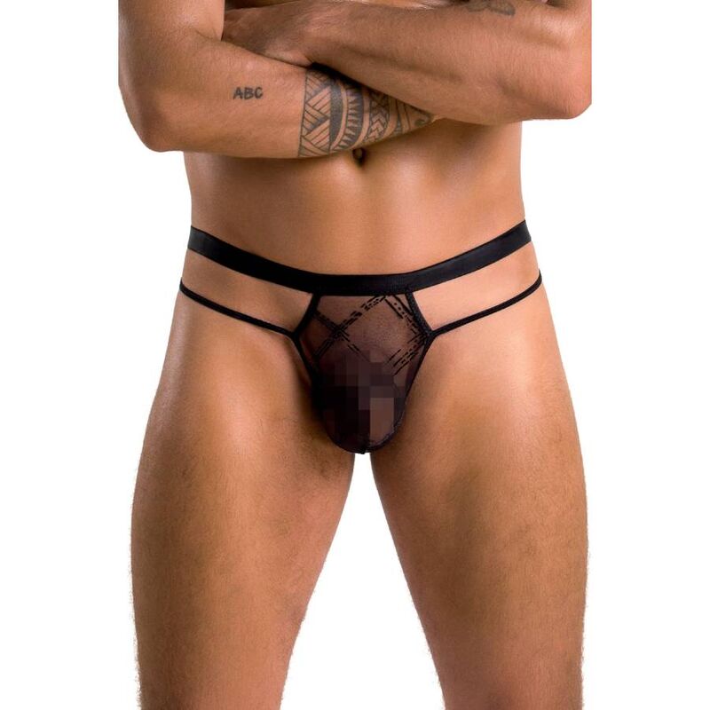 PASSION - 029 TANGA COLLIN NEGRO L/XL - Imagen 3