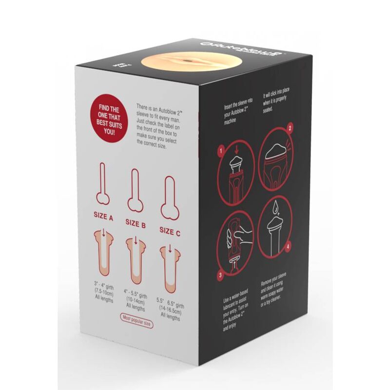 AUTOBLOW - MANGA VAGINA 2+ TAMAÑO A - Imagen 4