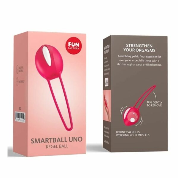 FUN FACTORY - SMARTBALL UNO BLANCO/ROJO INDIA - Imagen 2