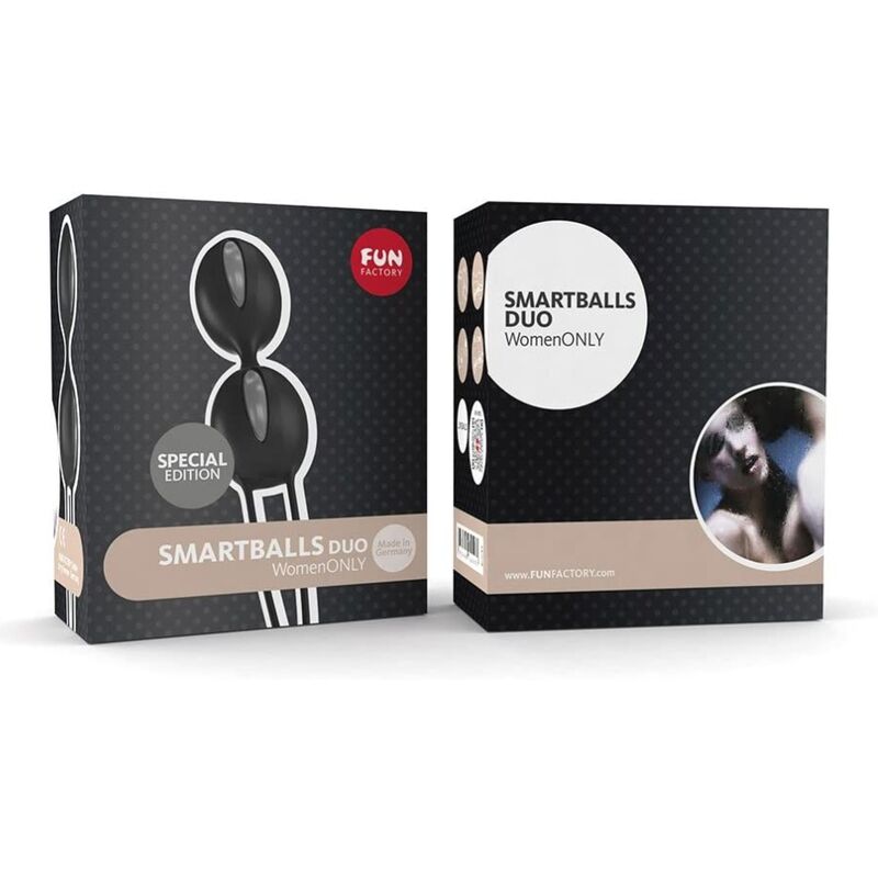 FUN FACTORY - SMARTBALLS DUO BOLAS PELVICAS GRIS/NEGRO - Imagen 6