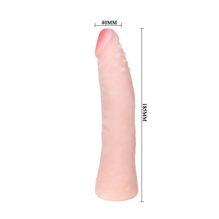 BAILE - DILDO SILICONA TACTO PIEL REALÍSTICO 19 CM COLOR CAJA ALEATORIO - Imagen 5