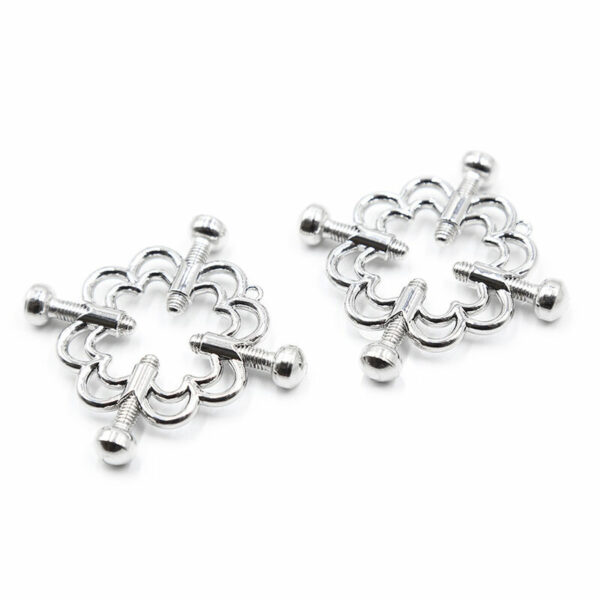 OHMAMA FETISH -  PINZAS METALICAS FLOR - Imagen 2