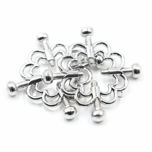 OHMAMA FETISH -  PINZAS METALICAS FLOR - Imagen 4