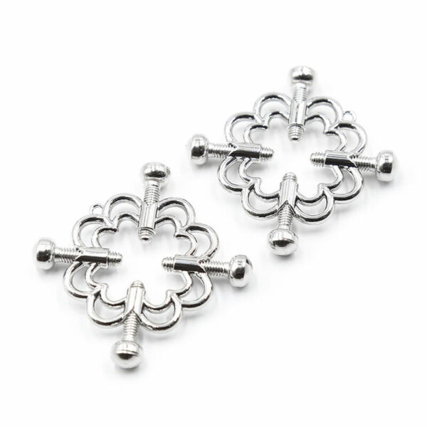 OHMAMA FETISH -  PINZAS METALICAS FLOR - Imagen 5