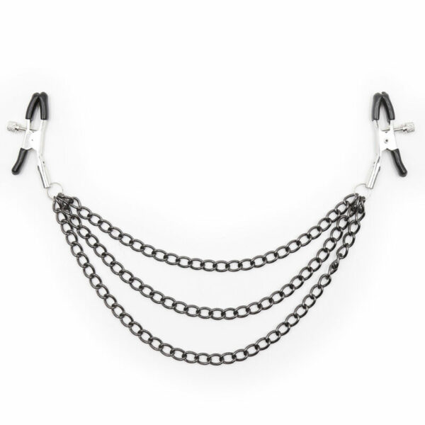 OHMAMA FETISH - PINZAS PEZONES CON CADENAS NEGRAS