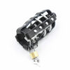 OHMAMA FETISH - FUNDA PIEL CON ANILLAS METALICAS Y CANDADO - Imagen 3