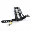 OHMAMA FETISH - FUNDA PIEL CON ANILLAS METALICAS Y CANDADO - Imagen 11