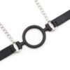 OHMAMA FETISH - MORDAZA DE ANILLA CON CADENAS Y PINZAS PEZONES - Imagen 5