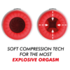 JAMYJOB - ROCKET MASTURBADOR TECNOLOGÍA SOFT COMPRESSION Y VIBRACIÓN - Imagen 3