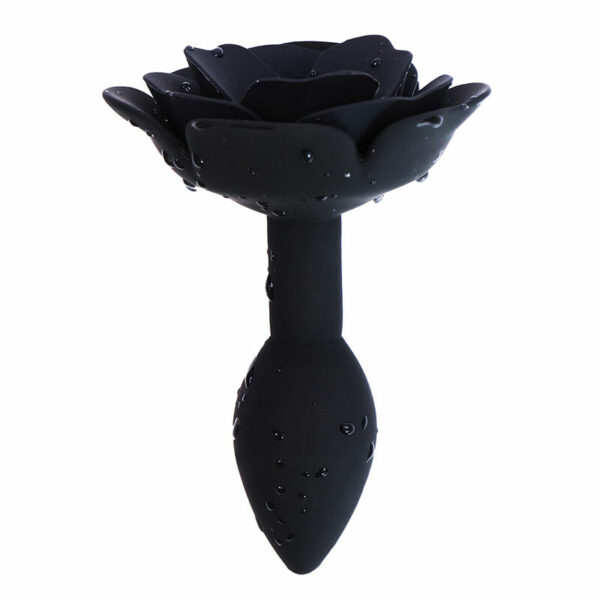 OHMAMA FETISH - PLUG ANAL SILICONA ROSA NEGRA - Imagen 2