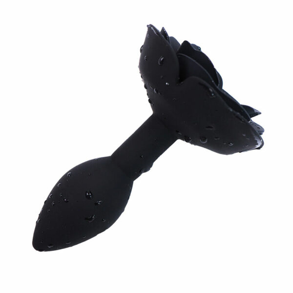 OHMAMA FETISH - PLUG ANAL SILICONA ROSA NEGRA - Imagen 3