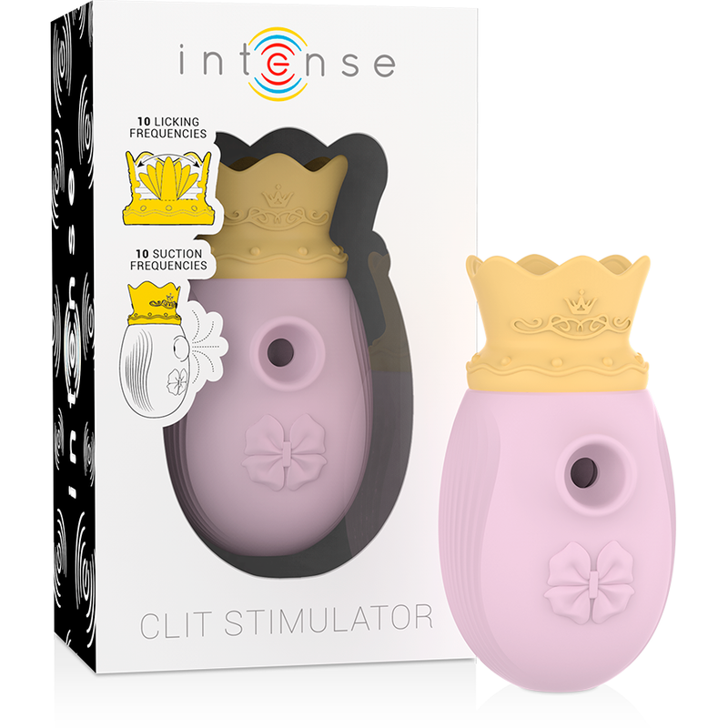 INTENSE - ESTIMULADOR CLÍTORIS 10 MODOS DE ONDAS ESTIMULADORAS Y LICKING - ROSA