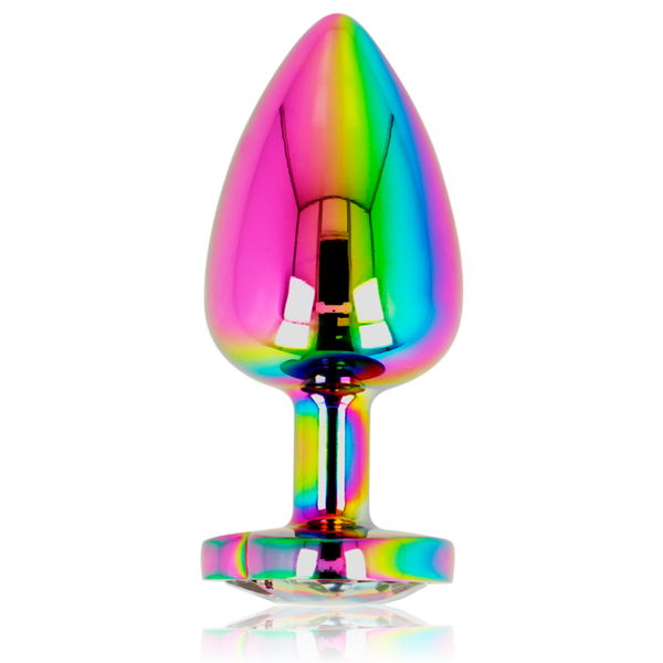 OHMAMA - PLUG ANAL CORAZÓN IRIDISCENTE TALLA L - Imagen 2