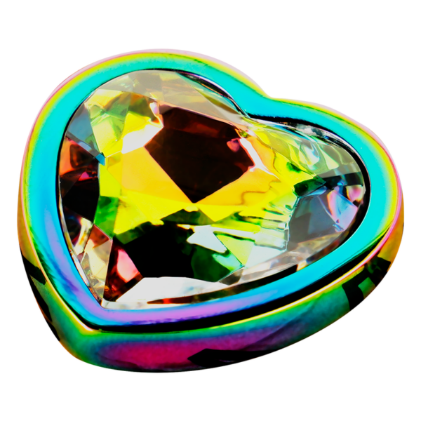 OHMAMA - PLUG ANAL CORAZÓN IRIDISCENTE TALLA L - Imagen 3