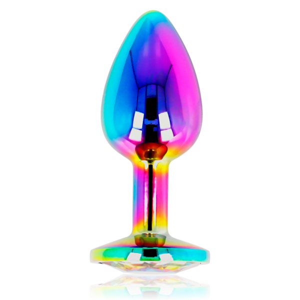 OHMAMA - PLUG ANAL CIRCULO IRIDISCENTE TALLA S - Imagen 2