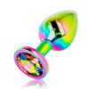 OHMAMA - PLUG ANAL CIRCULO IRIDISCENTE TALLA S
