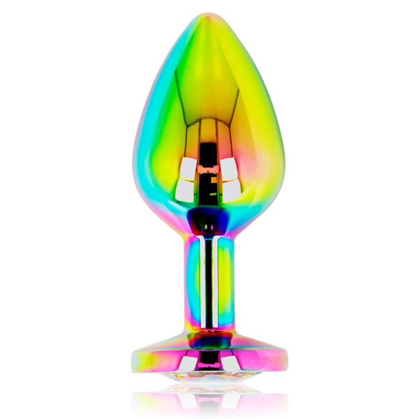 OHMAMA - PLUG ANAL CIRCULO IRIDISCENTE TALLA M - Imagen 2