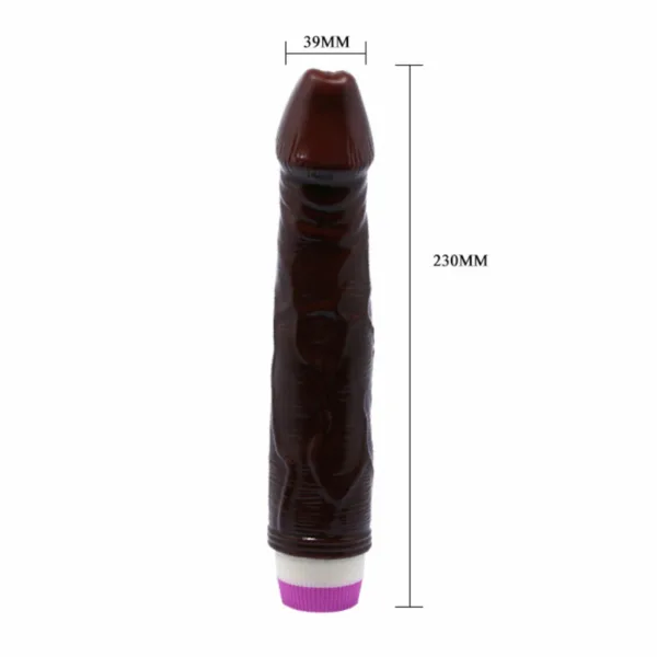 BAILE - WAVES OF PLEASURE VIBRADOR 23 CM MARRÓN - Imagen 2
