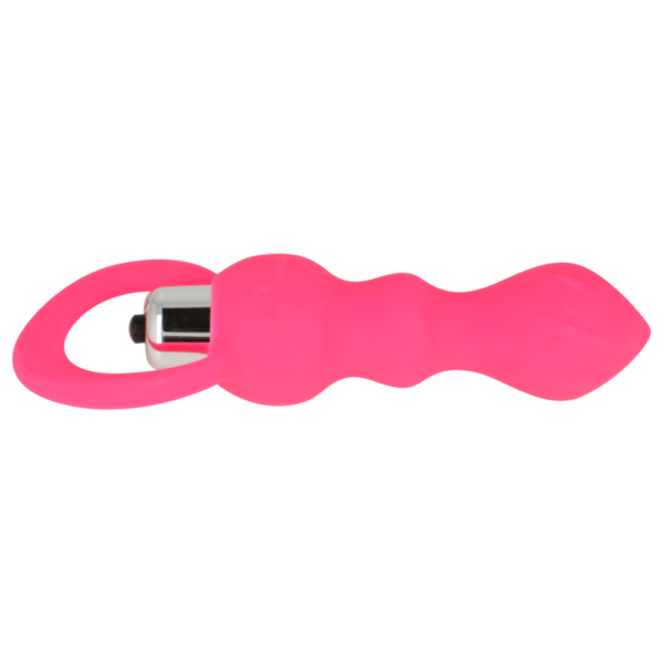 OHMAMA - ESTIMULADOR ANAL CON VIBRACIÓN 9 CM ROSA - Imagen 2