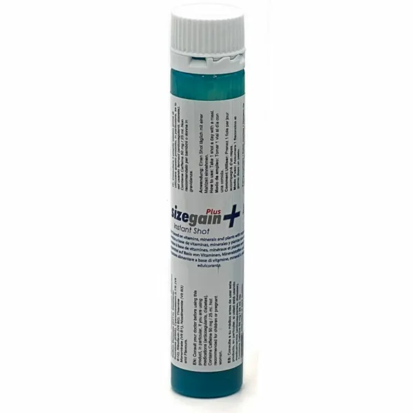 500 COSMETICS - SIZEGAIN PLUS INSTANT SHOT VIGORIZANTE MASCULINO 5 UNIDADES - Imagen 3