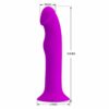 PRETTY LOVE - MURRAY VIBRADOR Y ESTIMULADOR PUNTO G MORADO - Imagen 9