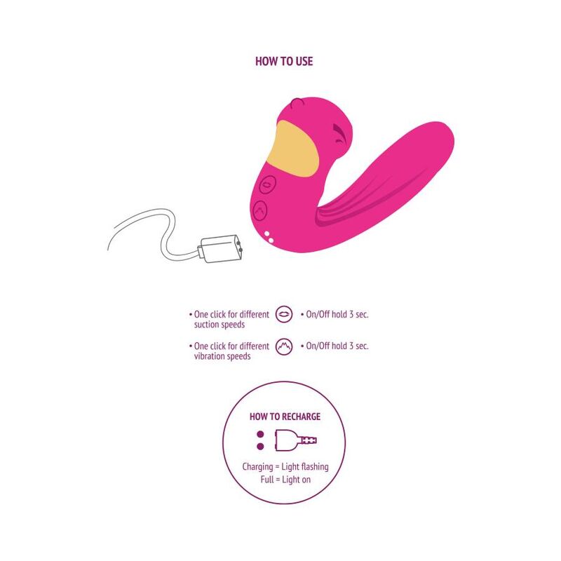 XOCOON - CELESTIAL LOVE VIBE ESTIMULADOR FUCSIA - Imagen 8