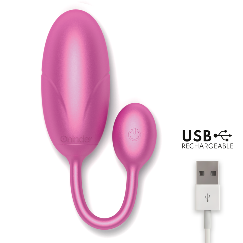 ONINDER - TOKYO HUEVO VIBRADOR ROSA 7.5 X 3.2 CM - APP GRATUITA - Imagen 5