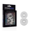 POWERING - SUPER FLEXIBLE Y RESISTENTE ANILLO PENE DOBLE PR09 CLEAR - Imagen 2