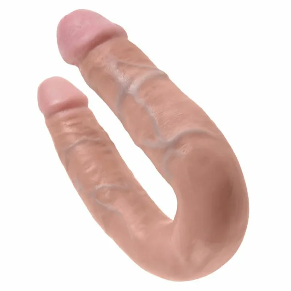 KING COCK - DILDO DOBLE PENETRACIÓN 13.9 CM NATURAL - Imagen 5